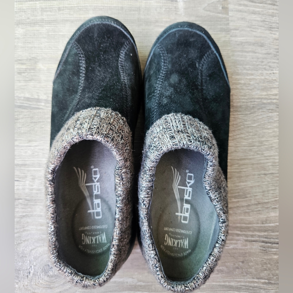 Dansko Eartha Slip-on Shoes, Size 37 (7), Black